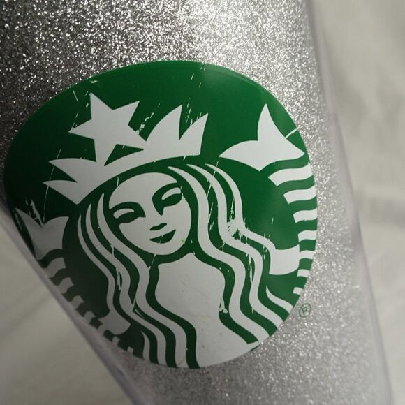 2016 Starbucks Sliver Sparkly Tumbler 20oz - Picture 7 of 8